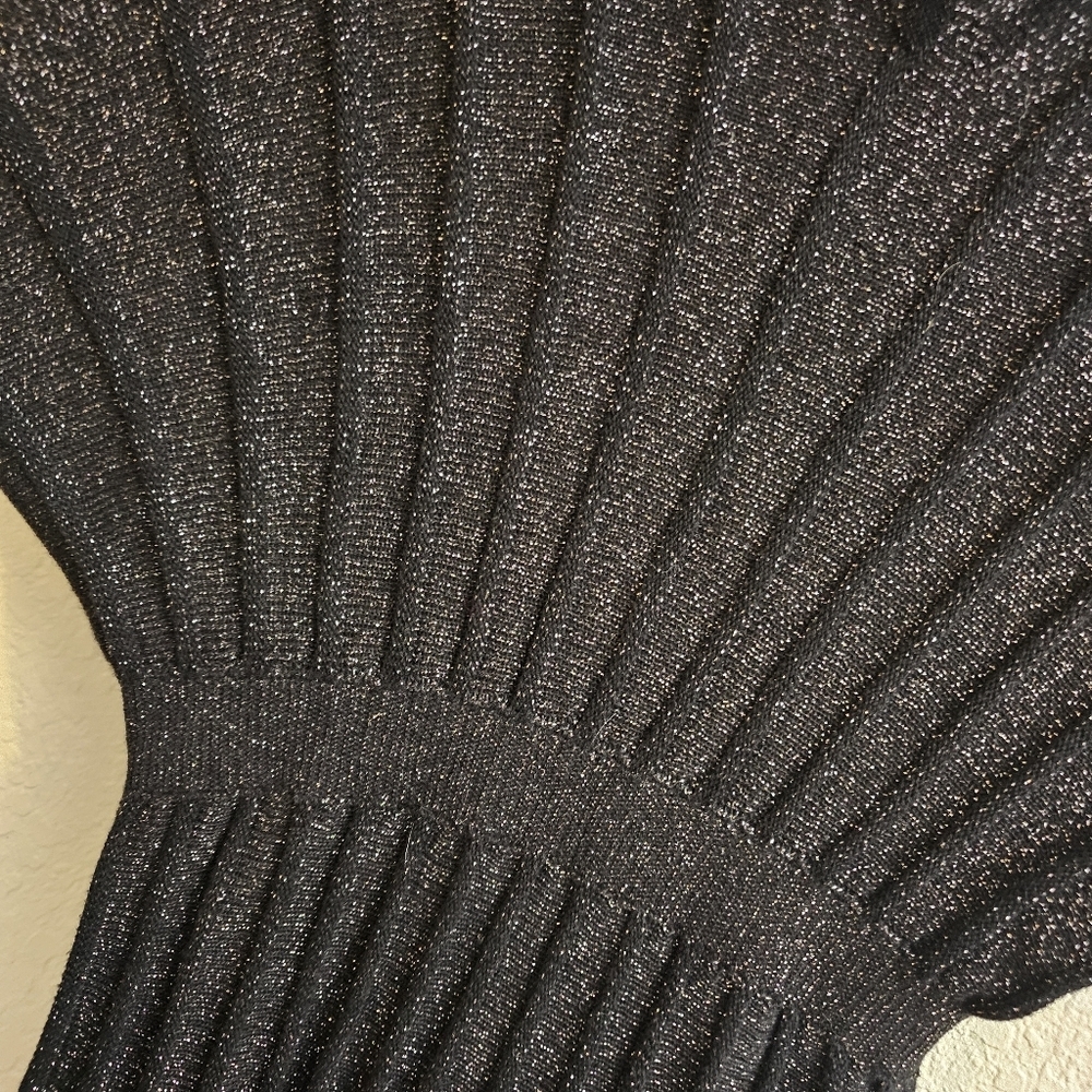 Anthropologie Knitted & Knotted Gallivant Metallic Dress Size Medium - Picture 7 of 10